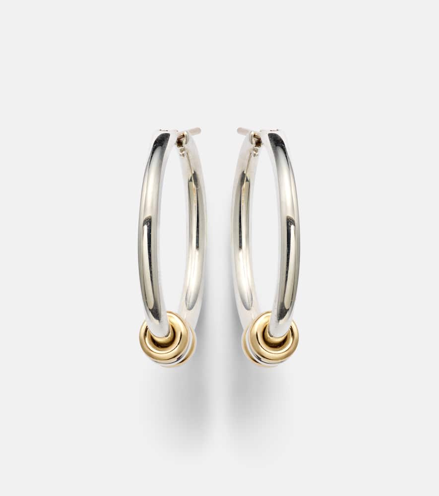 Argo sterling silver and 18kt gold earrings