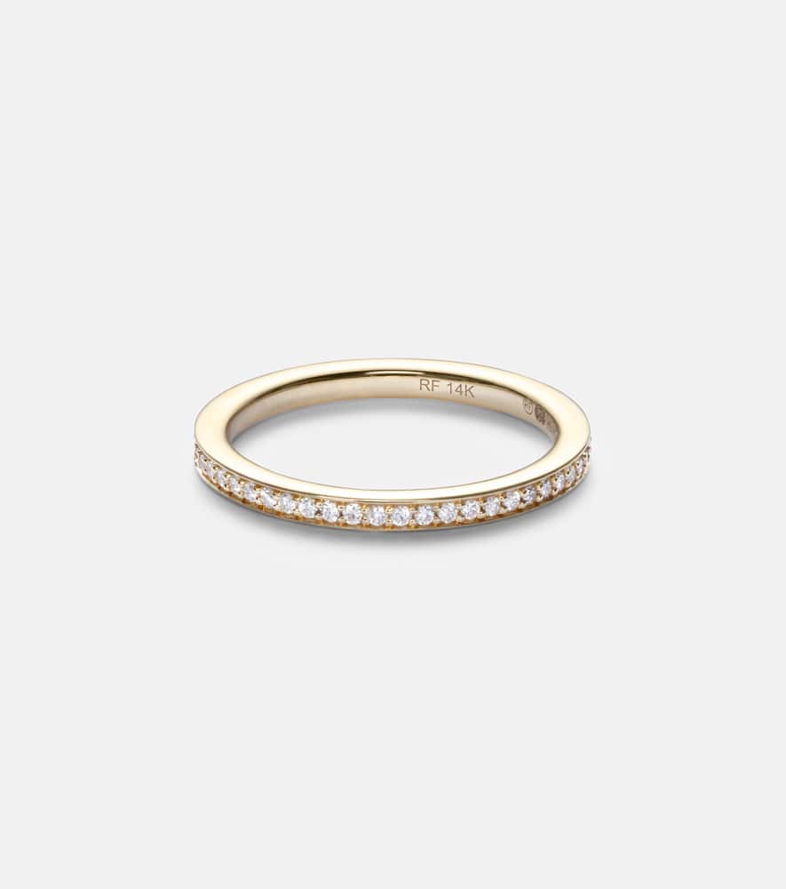 14kt gold ring with diamonds