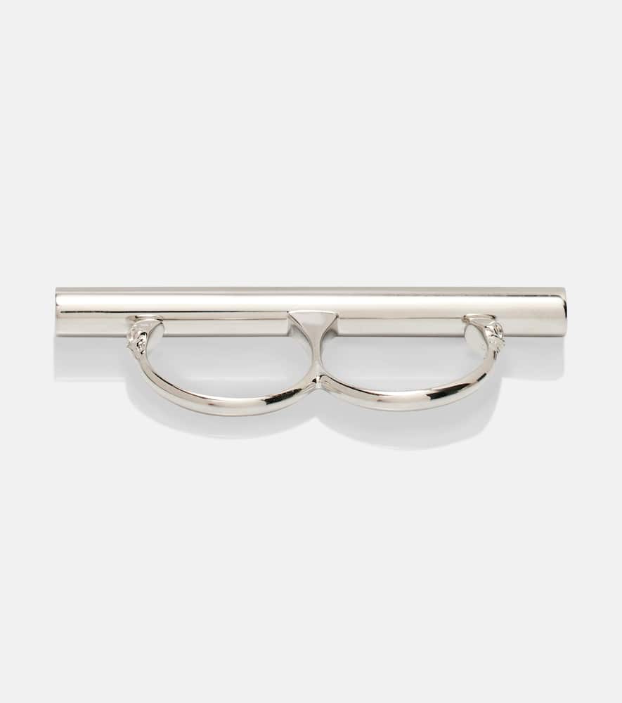 T-Bar logo ring