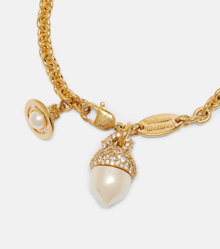 Lucille embellished chain bracelet