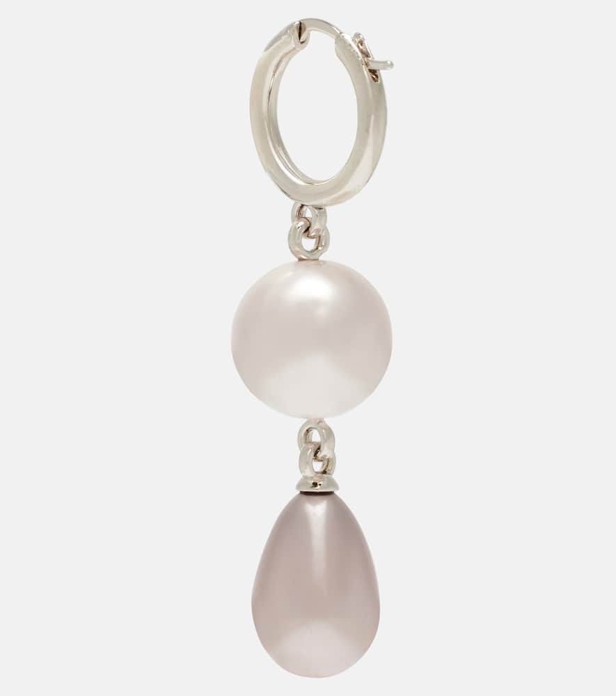 Martha Orb faux pearl drop earrings