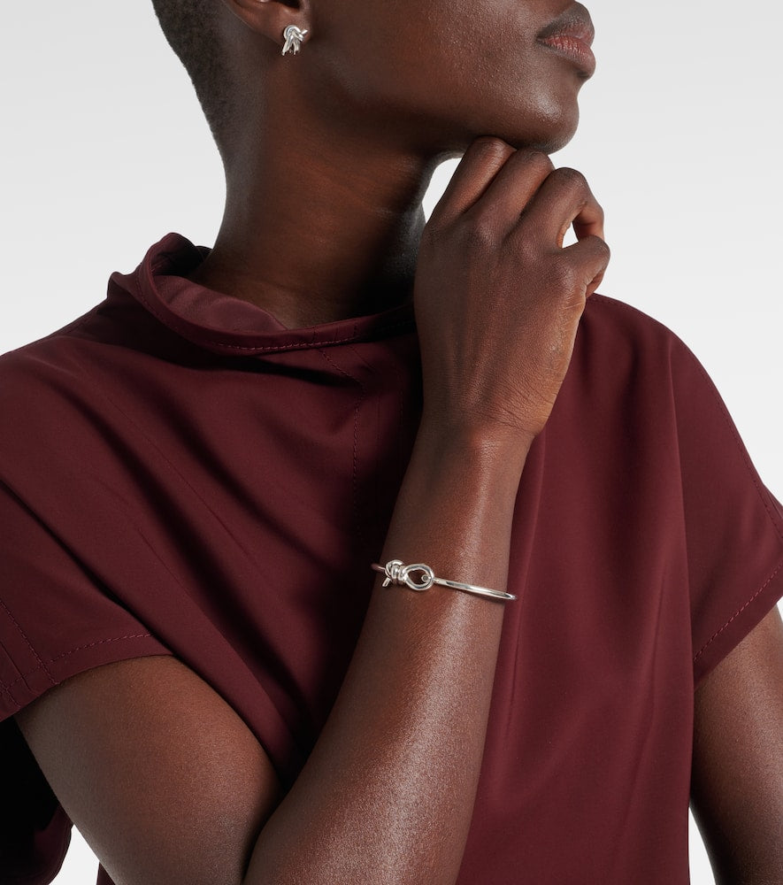 Knot sterling silver bracelet