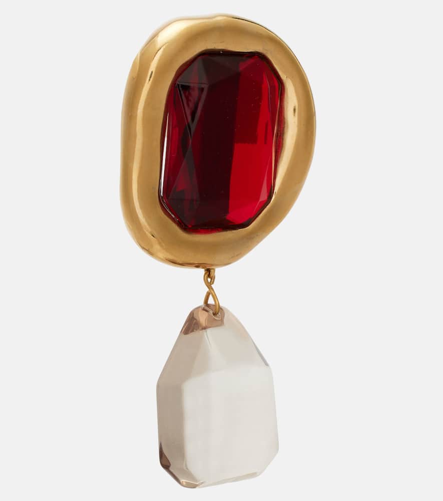Embellished drop earrings