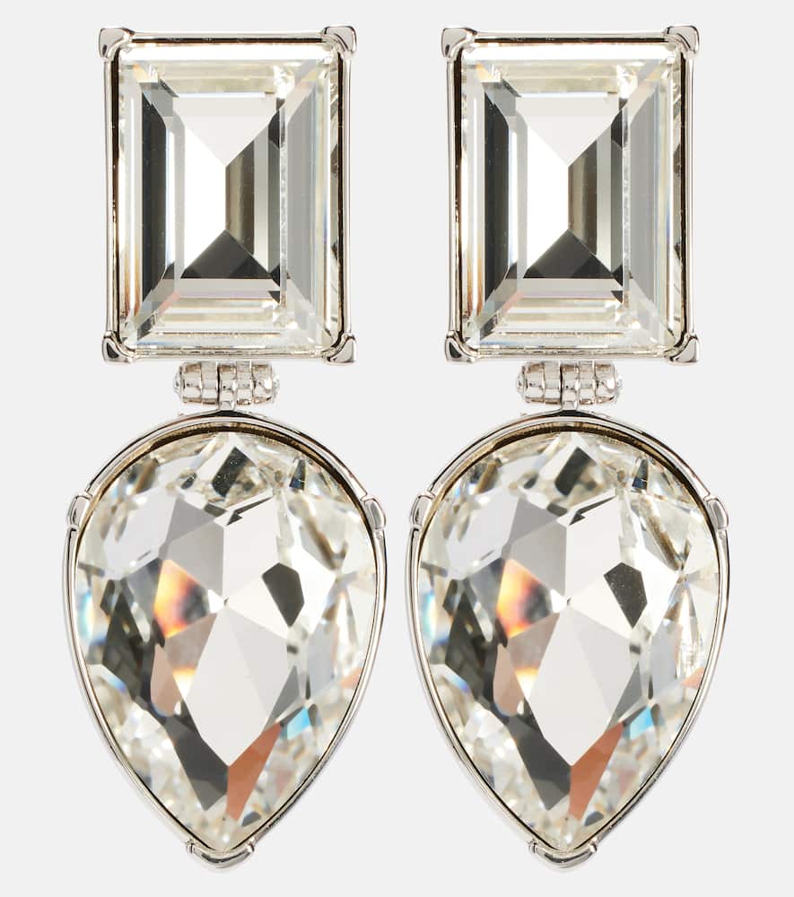 Crystal-embellished earrings