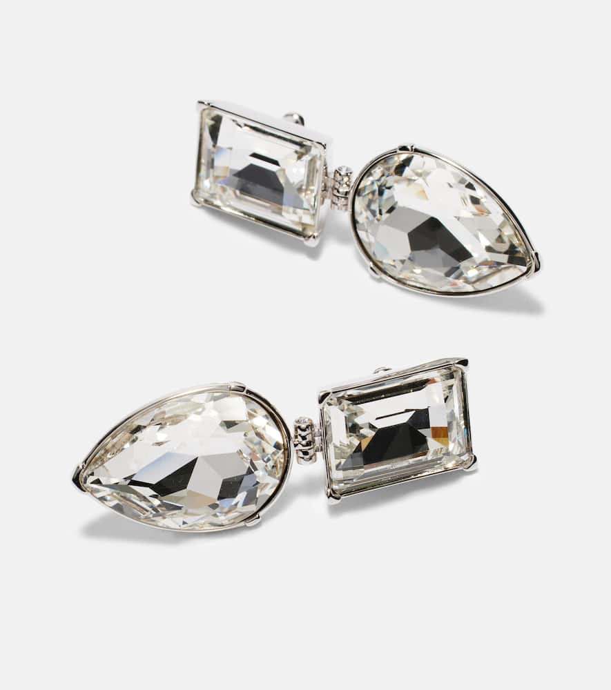 Crystal-embellished earrings