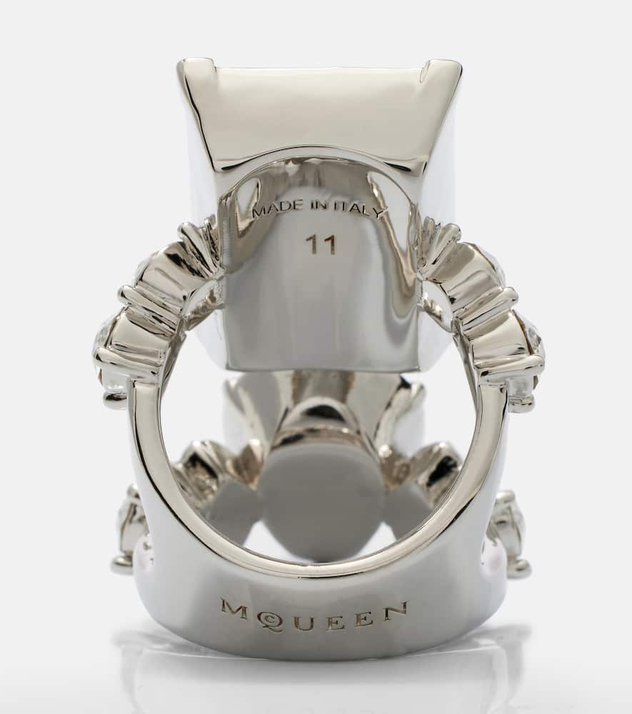 Crystal-embellished ring