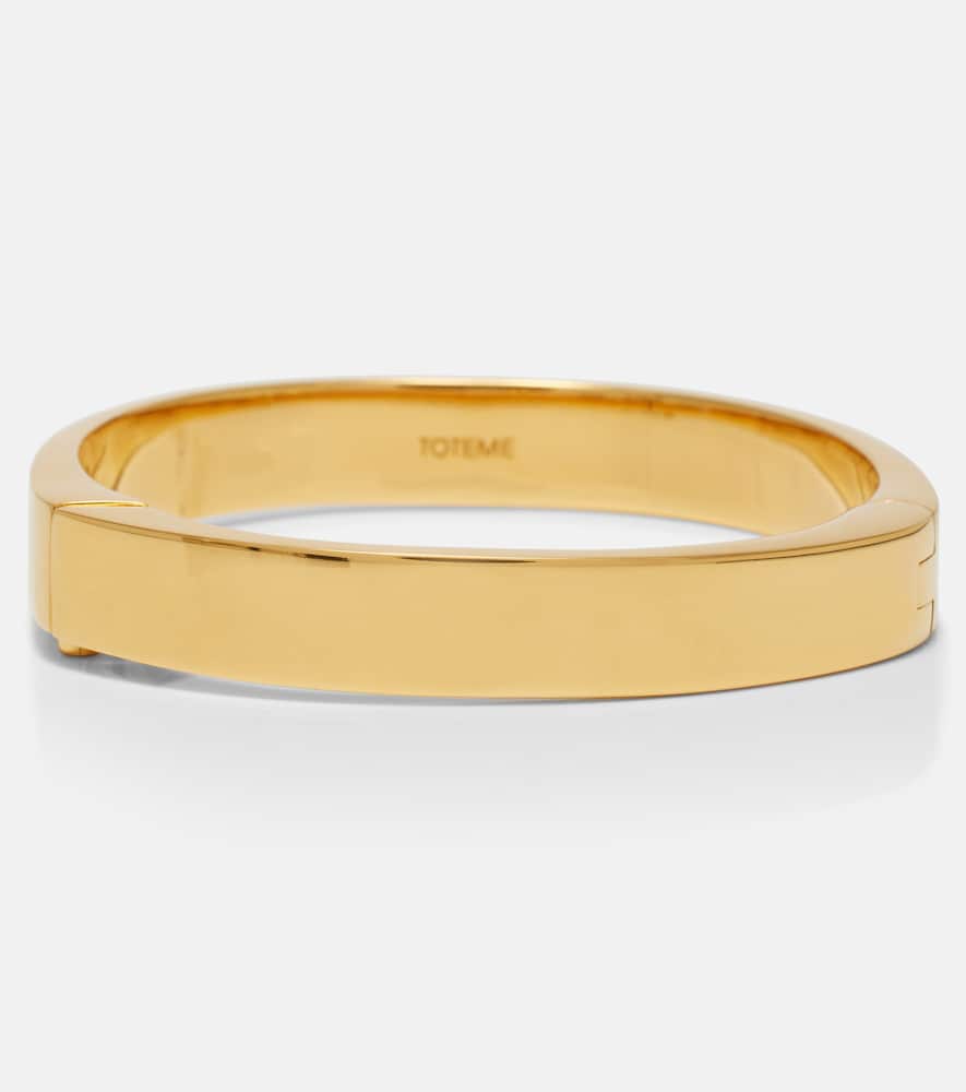 Signature 18kt gold-plated bangle