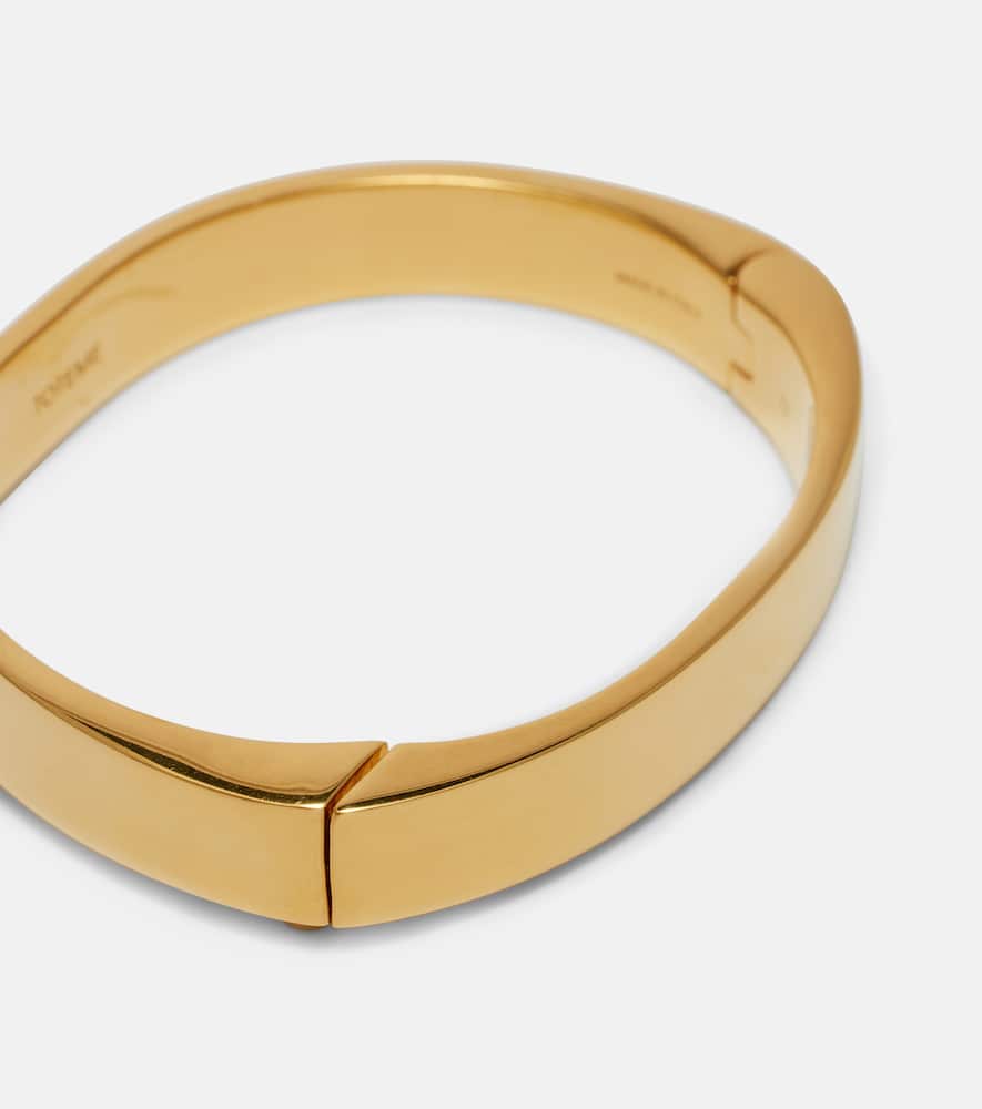 Signature 18kt gold-plated bangle