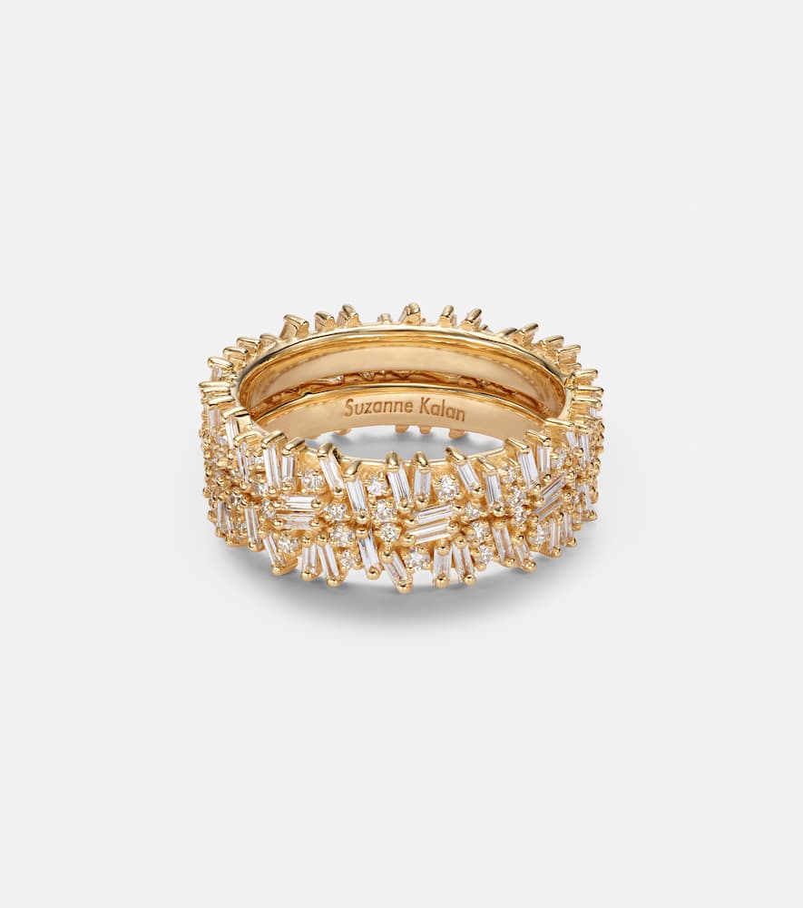 Icon Midi 18kt gold tech ring jackets with diamonds