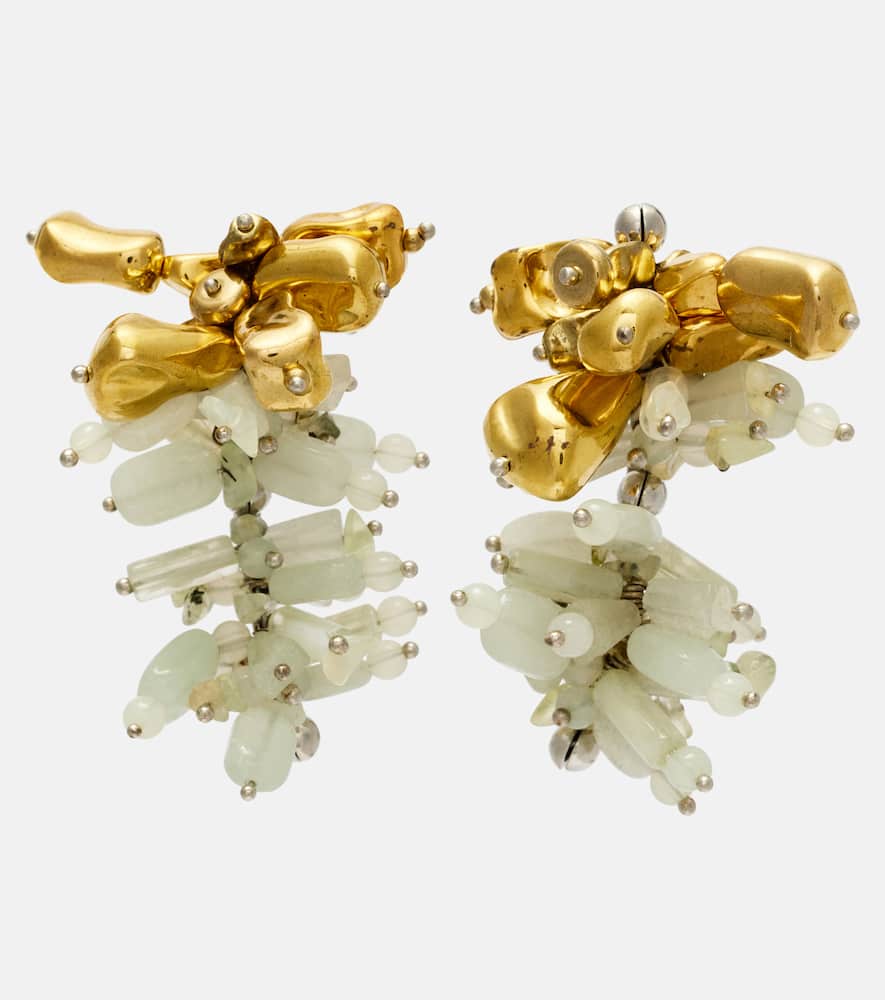 Embellished drop earrings