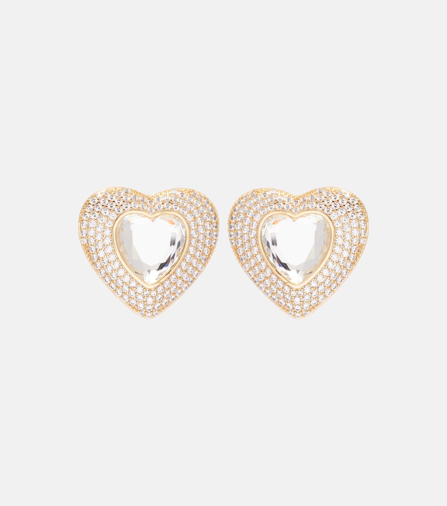 Crystal-embellished earrings
