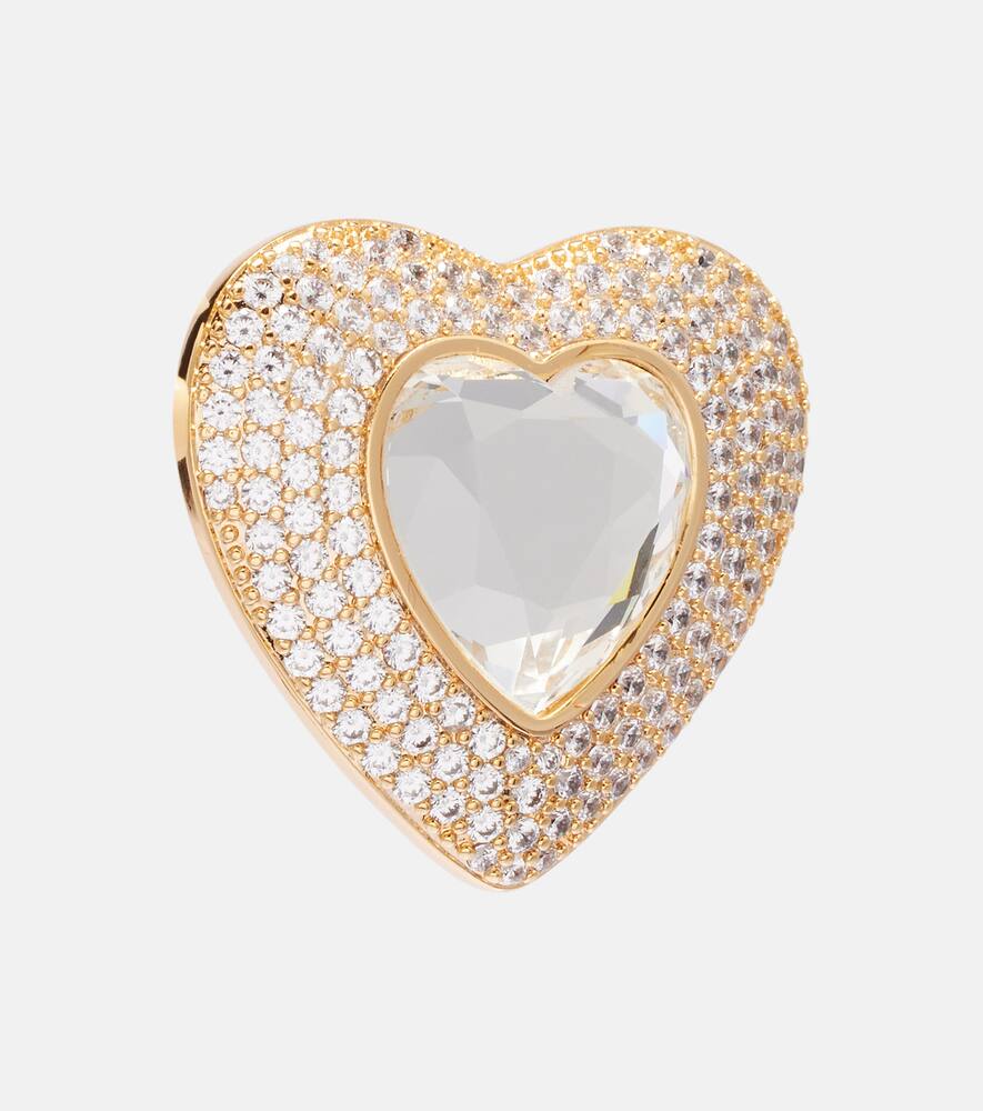 Crystal-embellished earrings