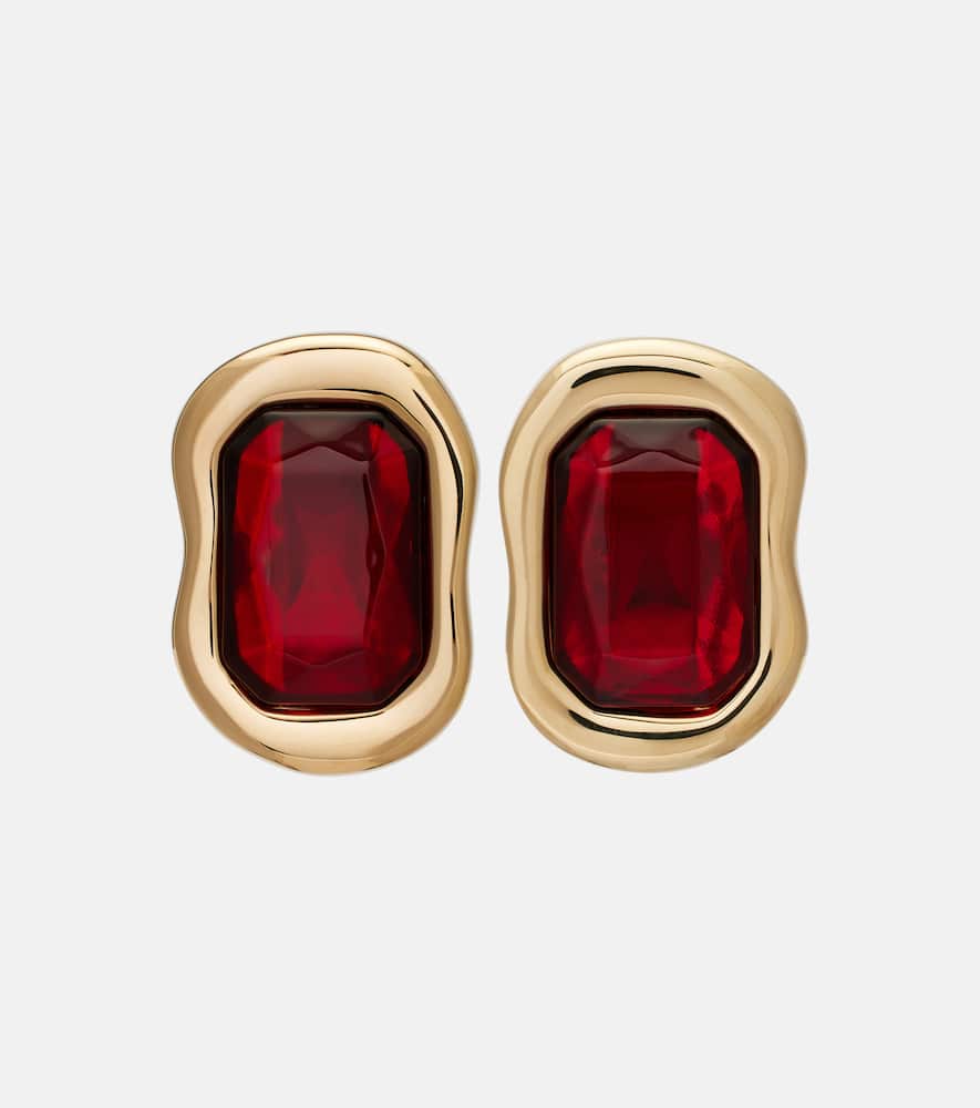 Crystal-embellished earrings