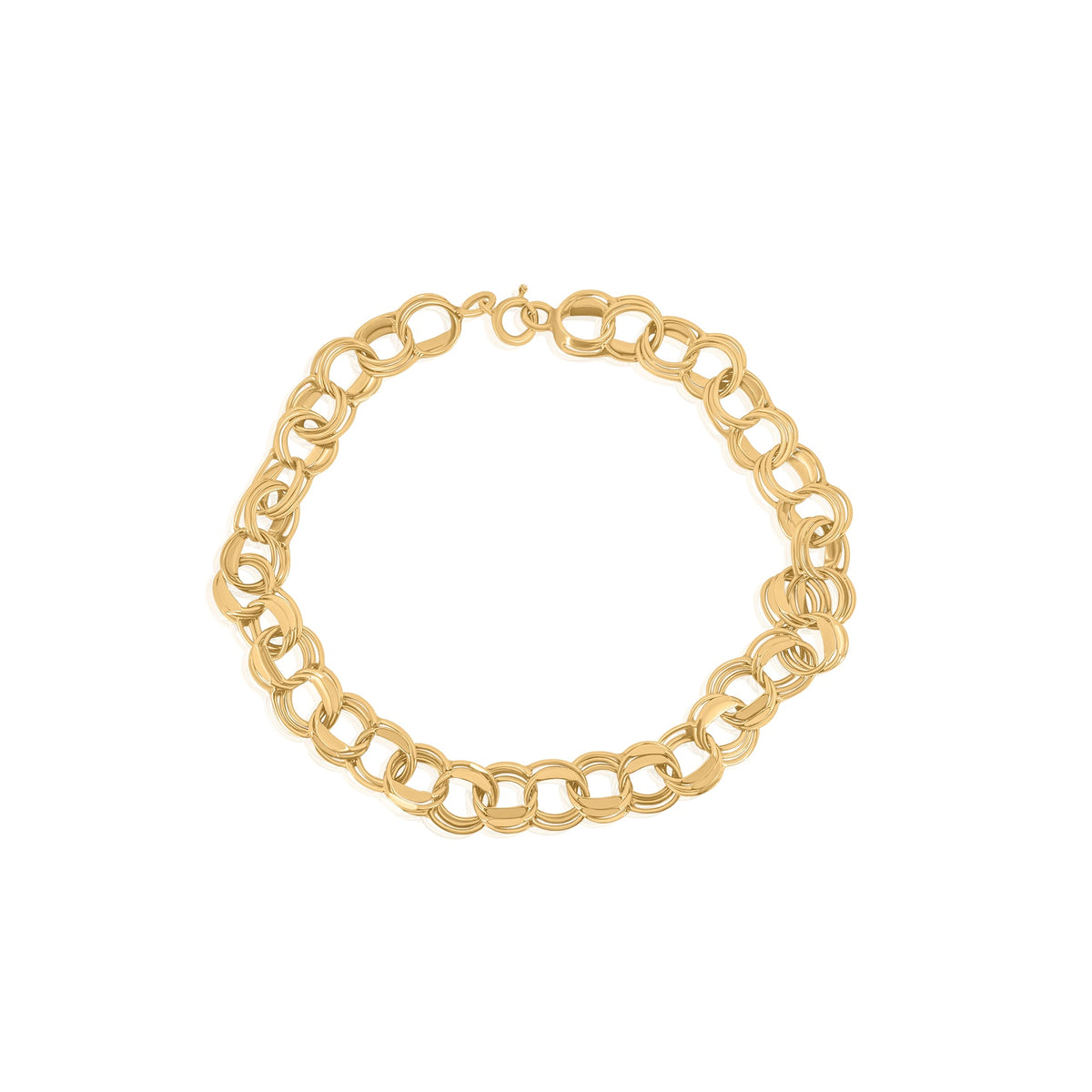 Gold Vintage Small Link Bracelet