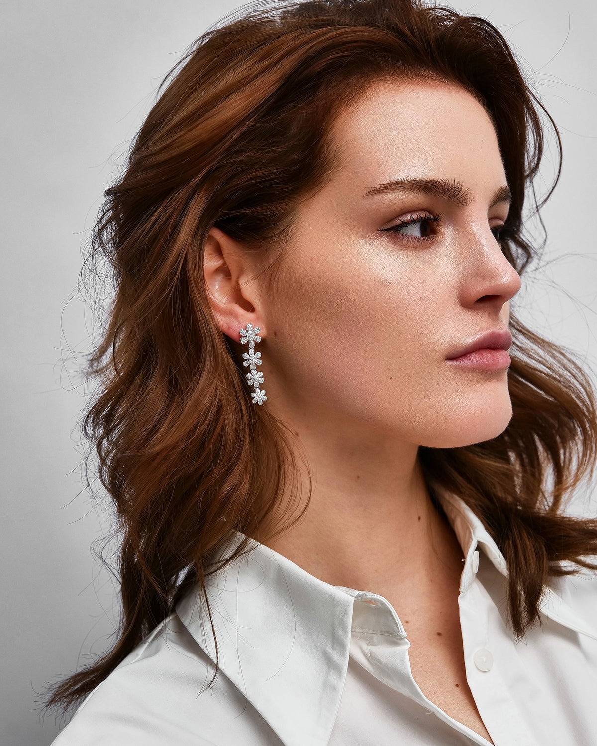 Floral Drop Earrings