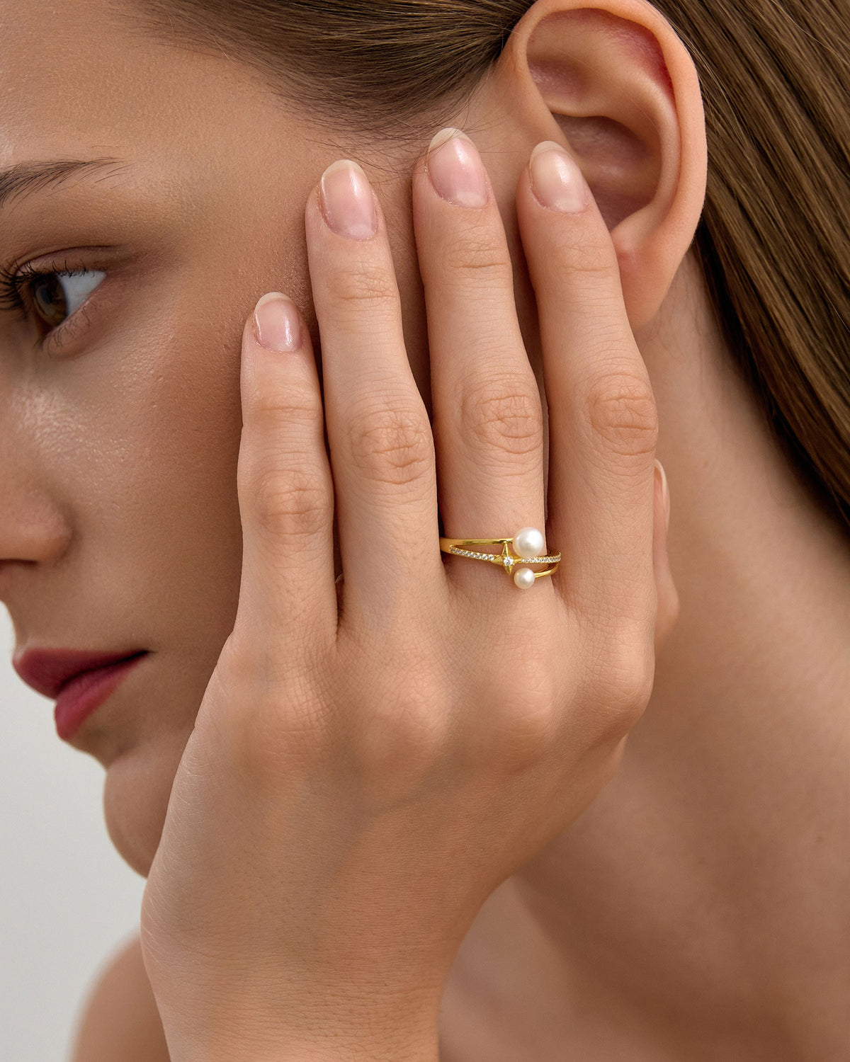 Pearl Star Ring