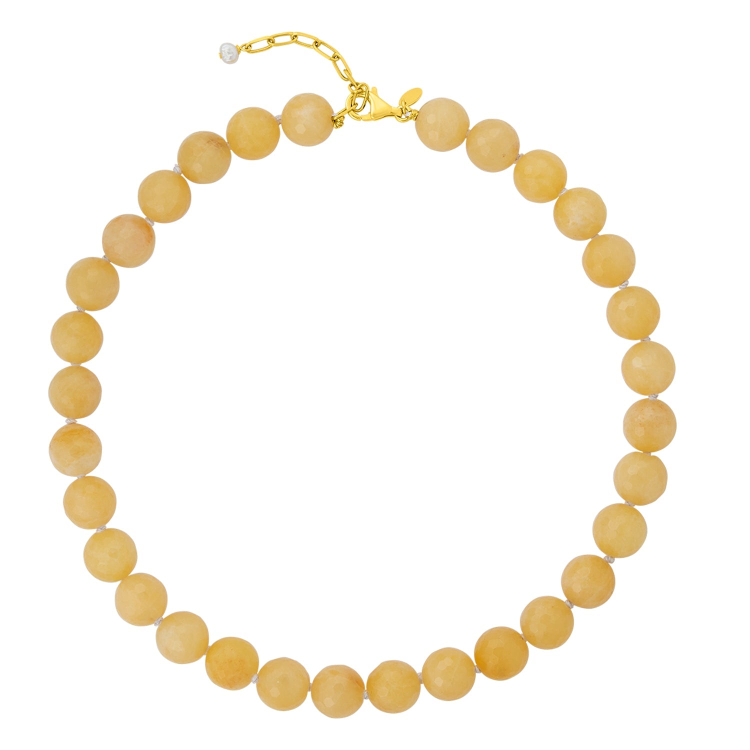 Paloma Necklace Yellow Jade