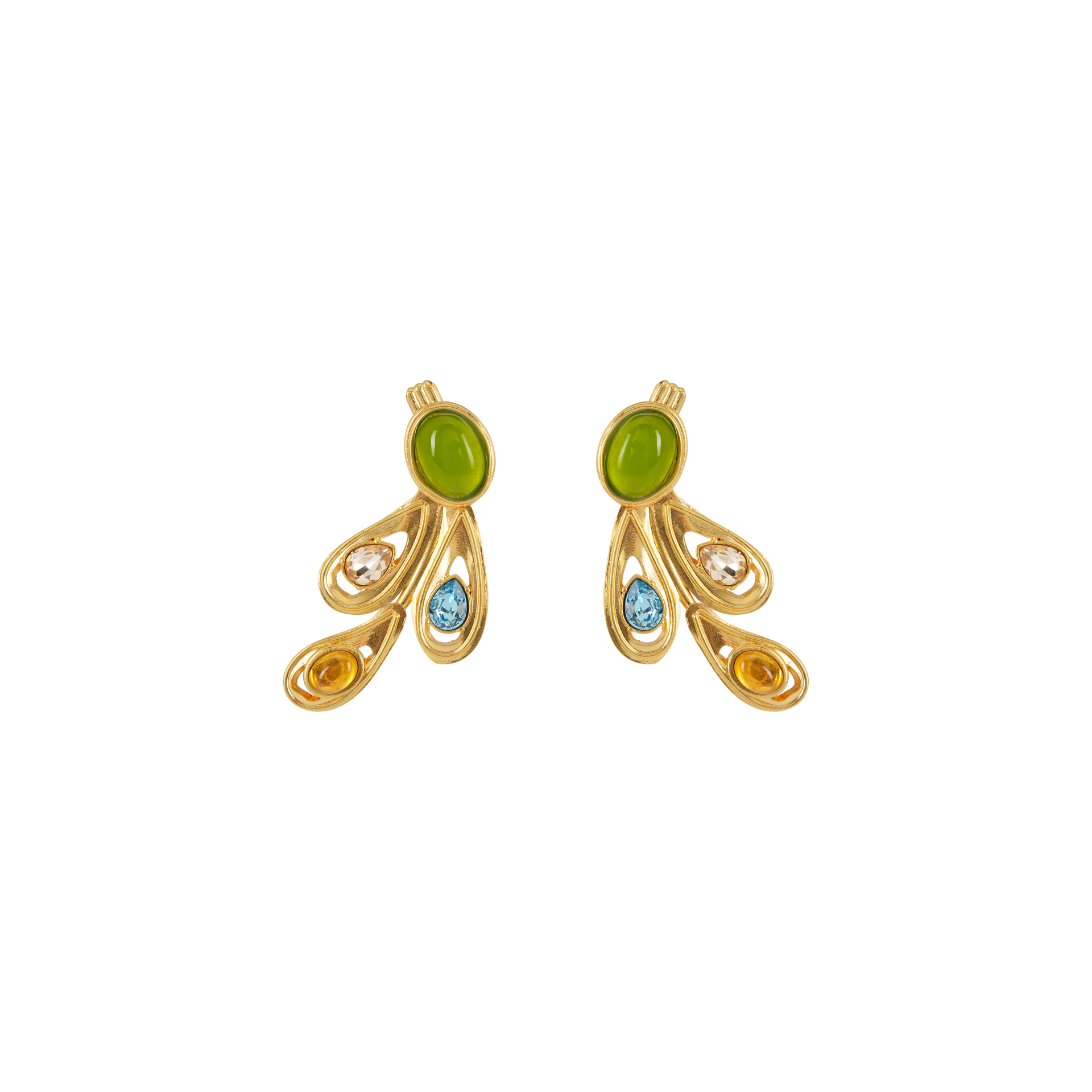 Pavone Earrings Small