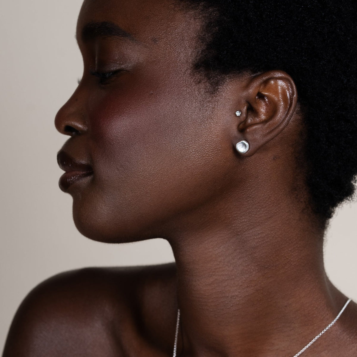 Waterfall Pebble Studs