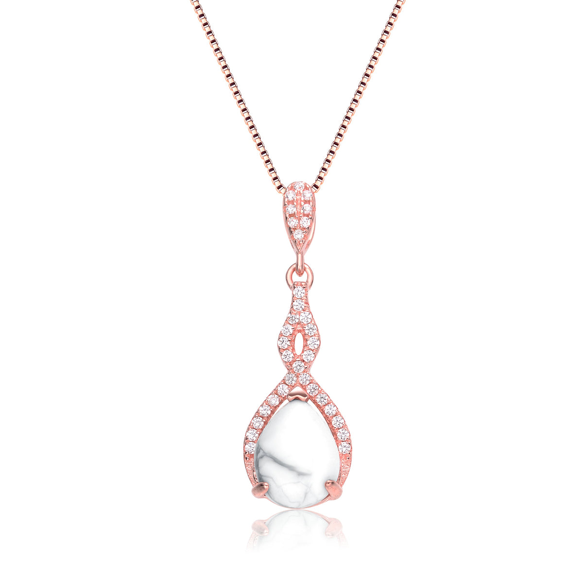 Isabelle Howlite Necklace
