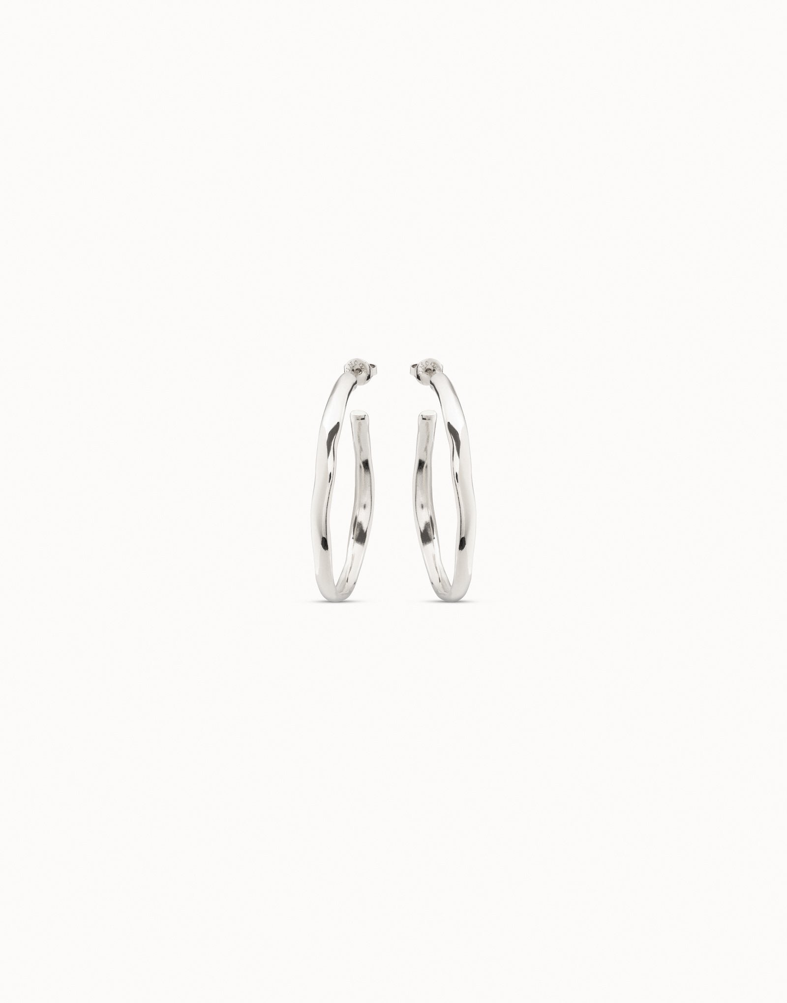 Open hoop earrings