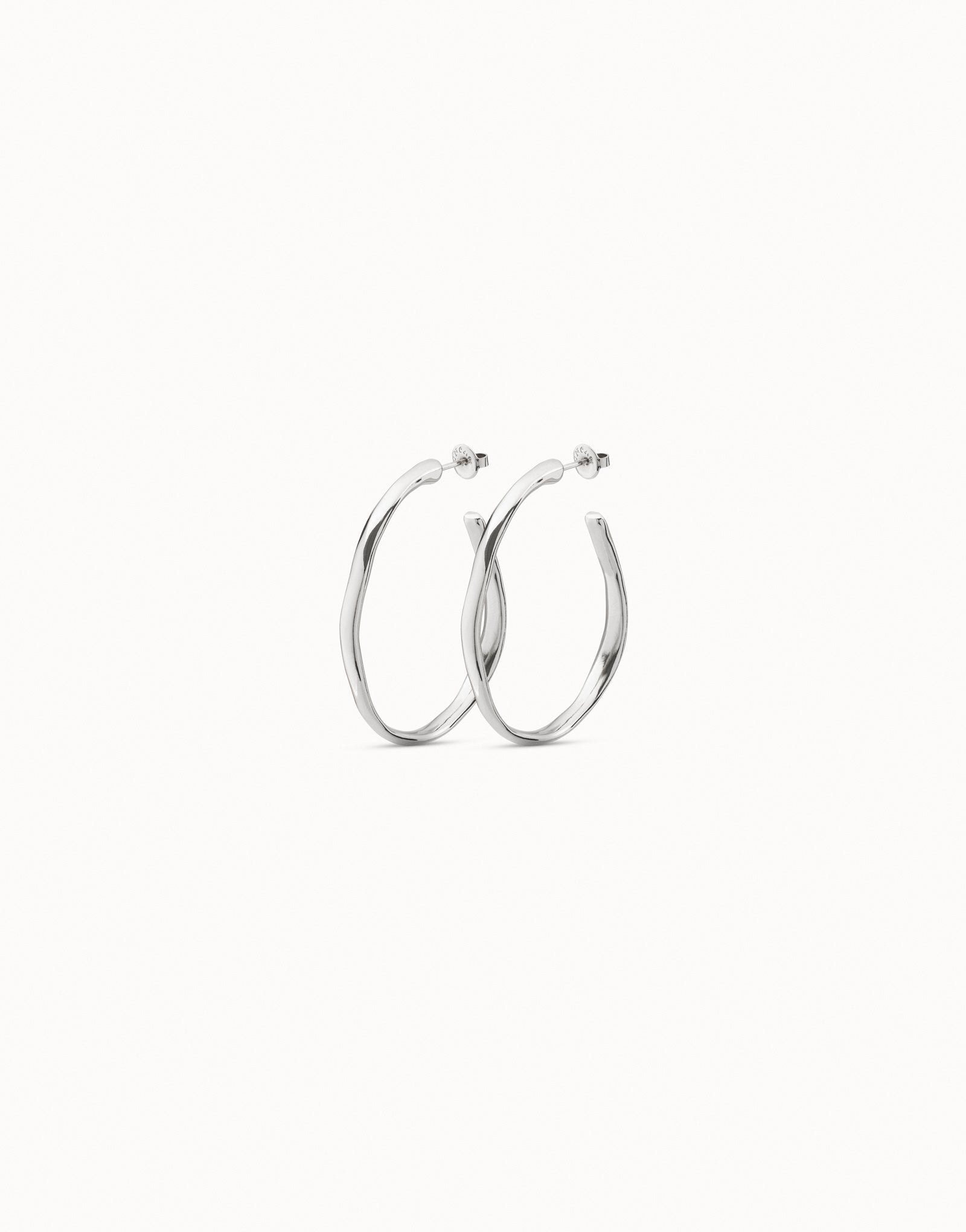 Open hoop earrings