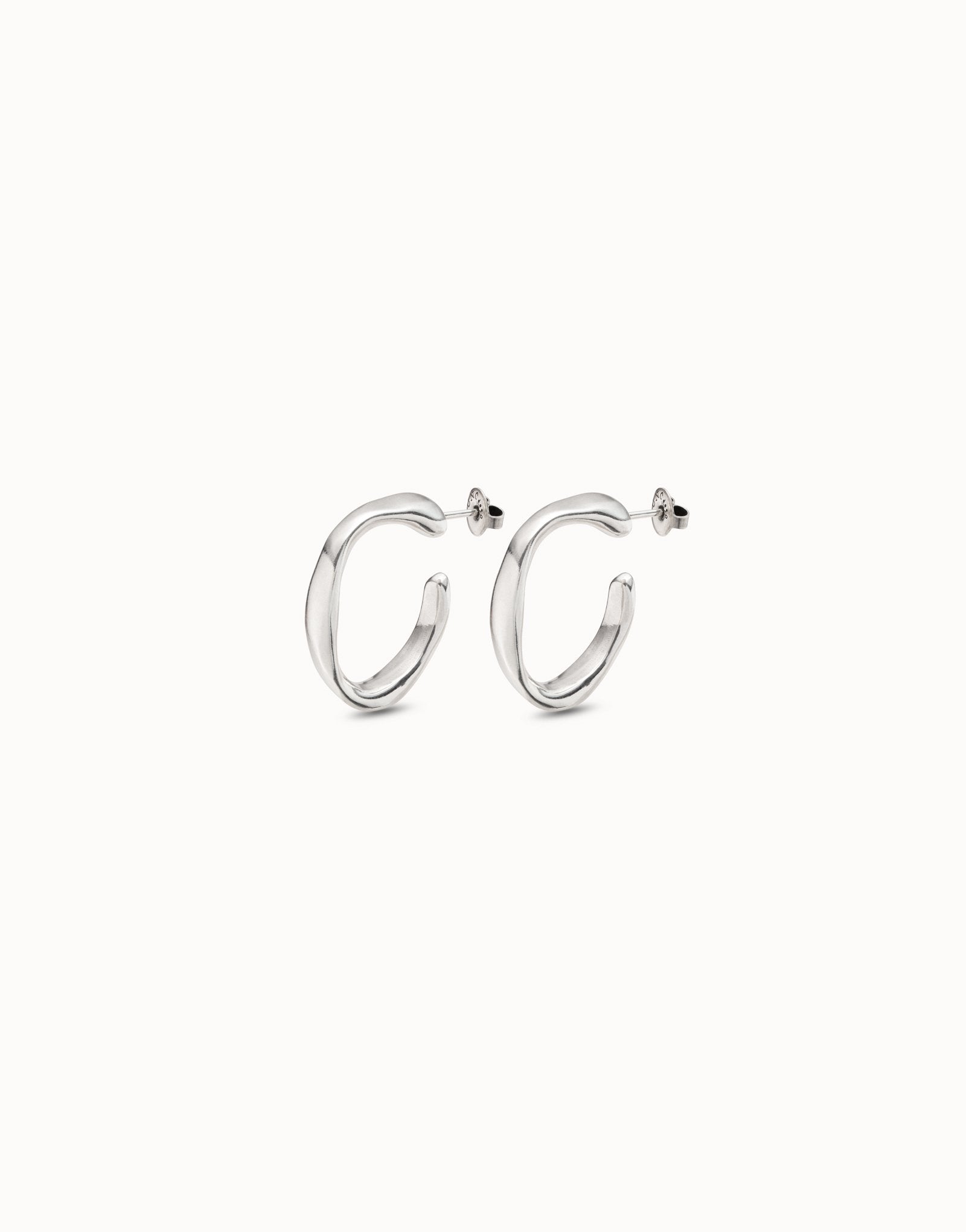 Open hoop earrings