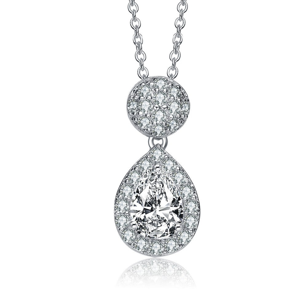 Constance Halo Cluster Necklace