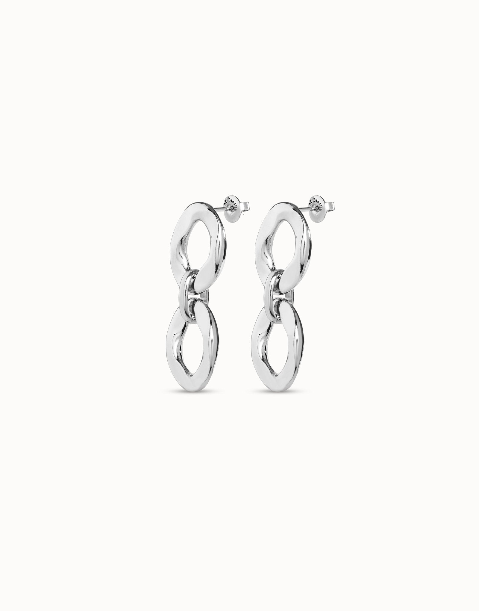 Drop earrings with 2 links