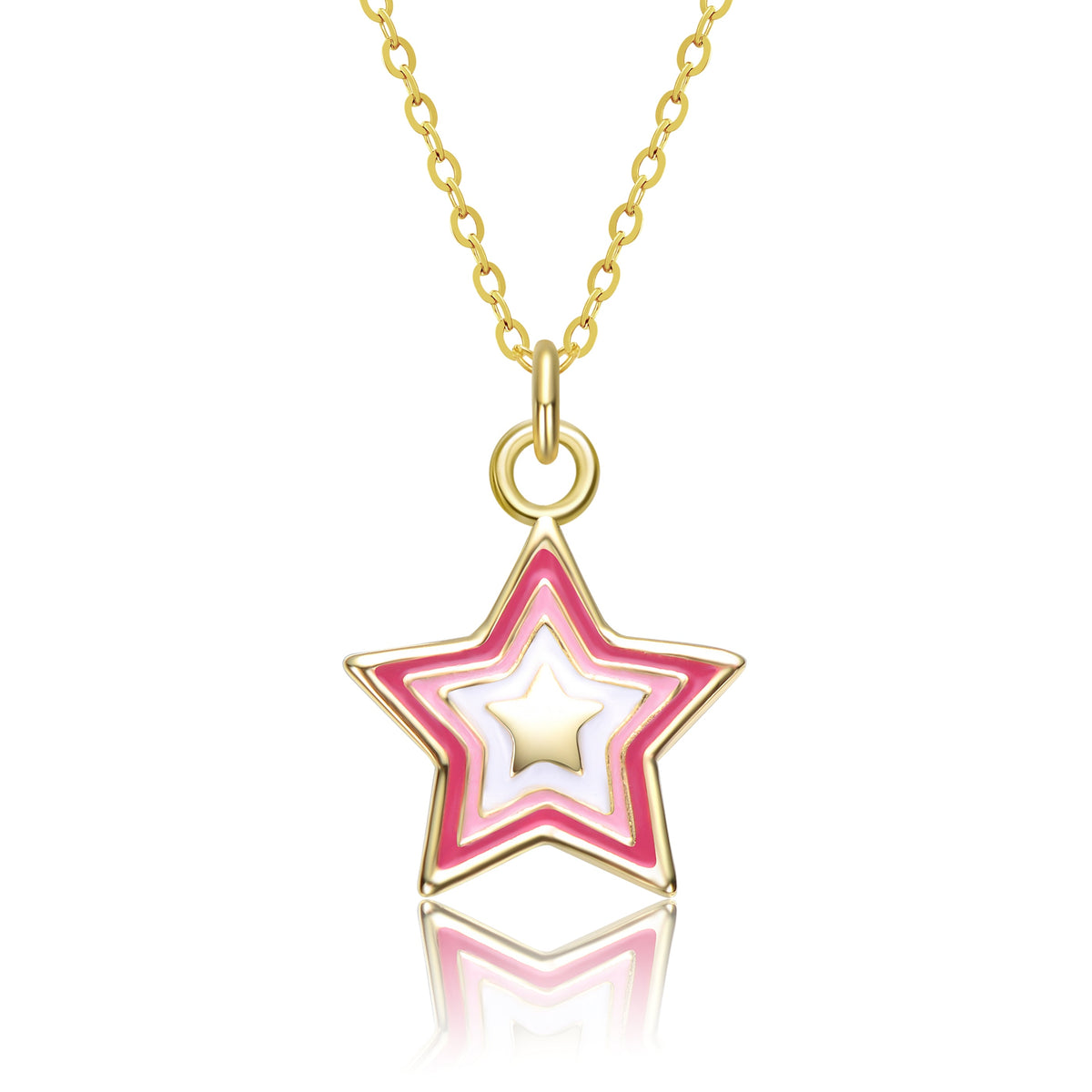 Lucky Star Pendant Charm Necklace