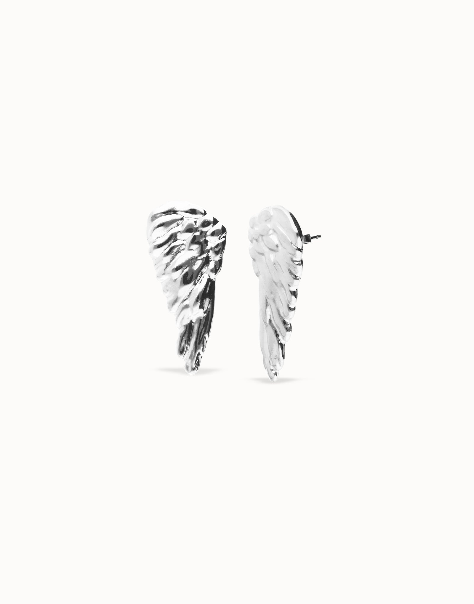Earrings with wing design