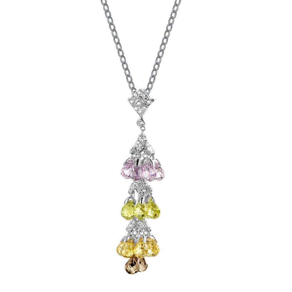 Adele Cocktail Dangle Pendentif Necklace