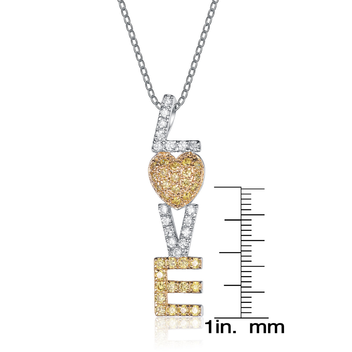 Juliette Statement Love Pendant Necklace