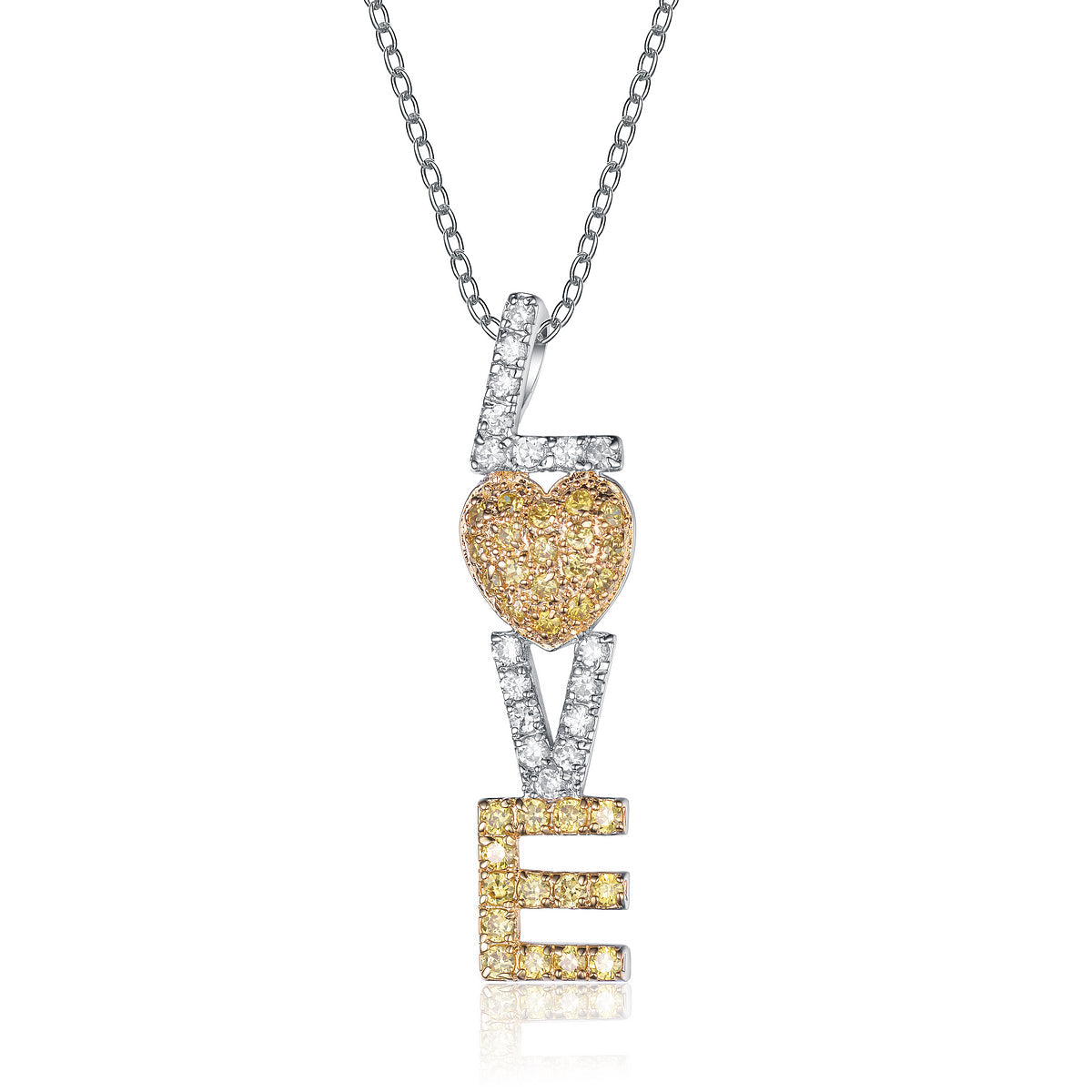 Juliette Statement Love Pendant Necklace