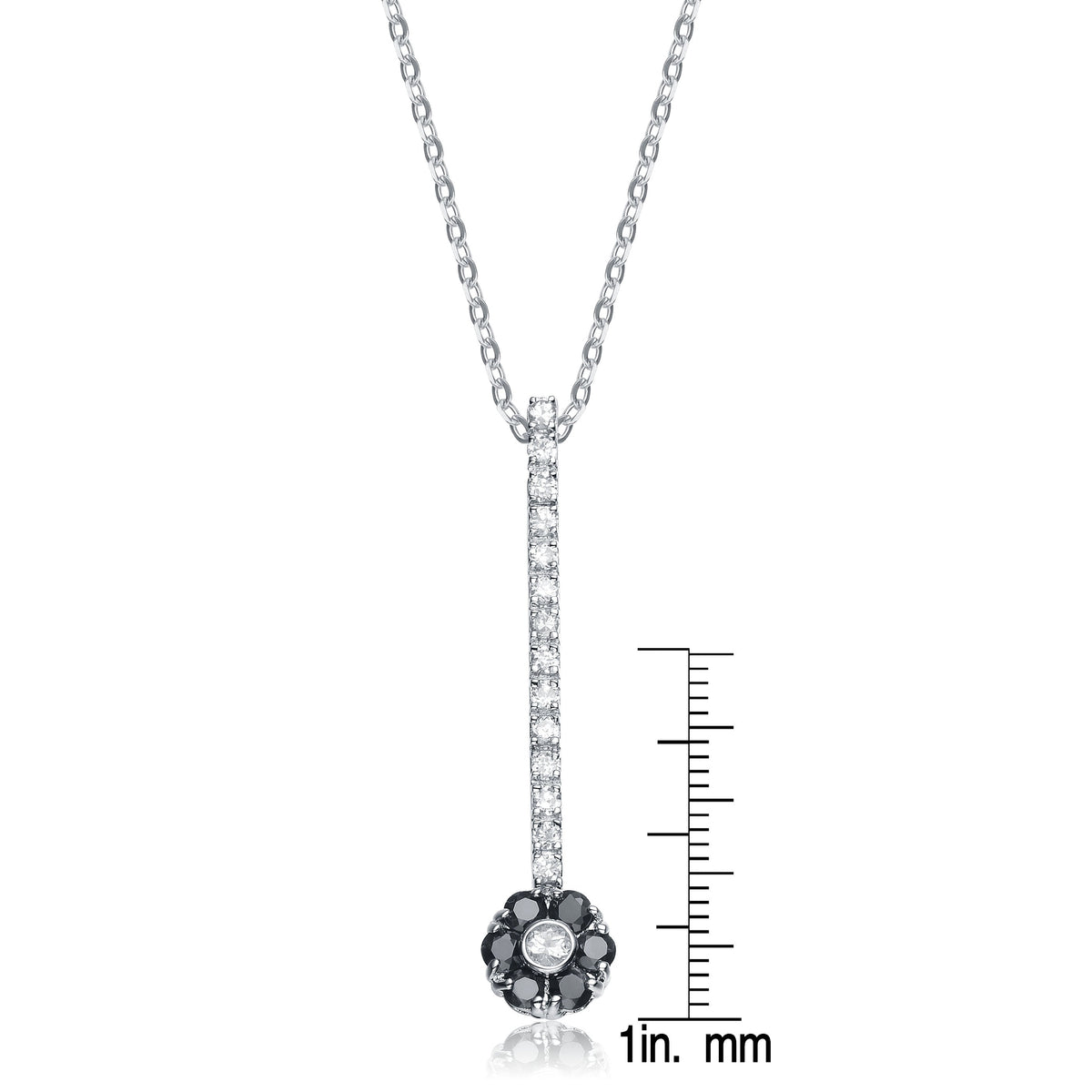 Raquelle Flower Zirconia Pendant