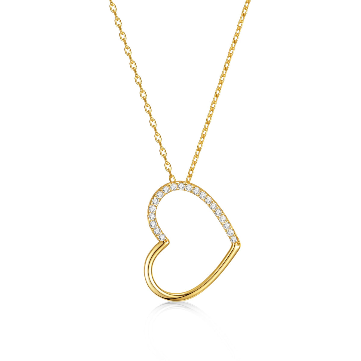 Vilette Modern Heart Necklace