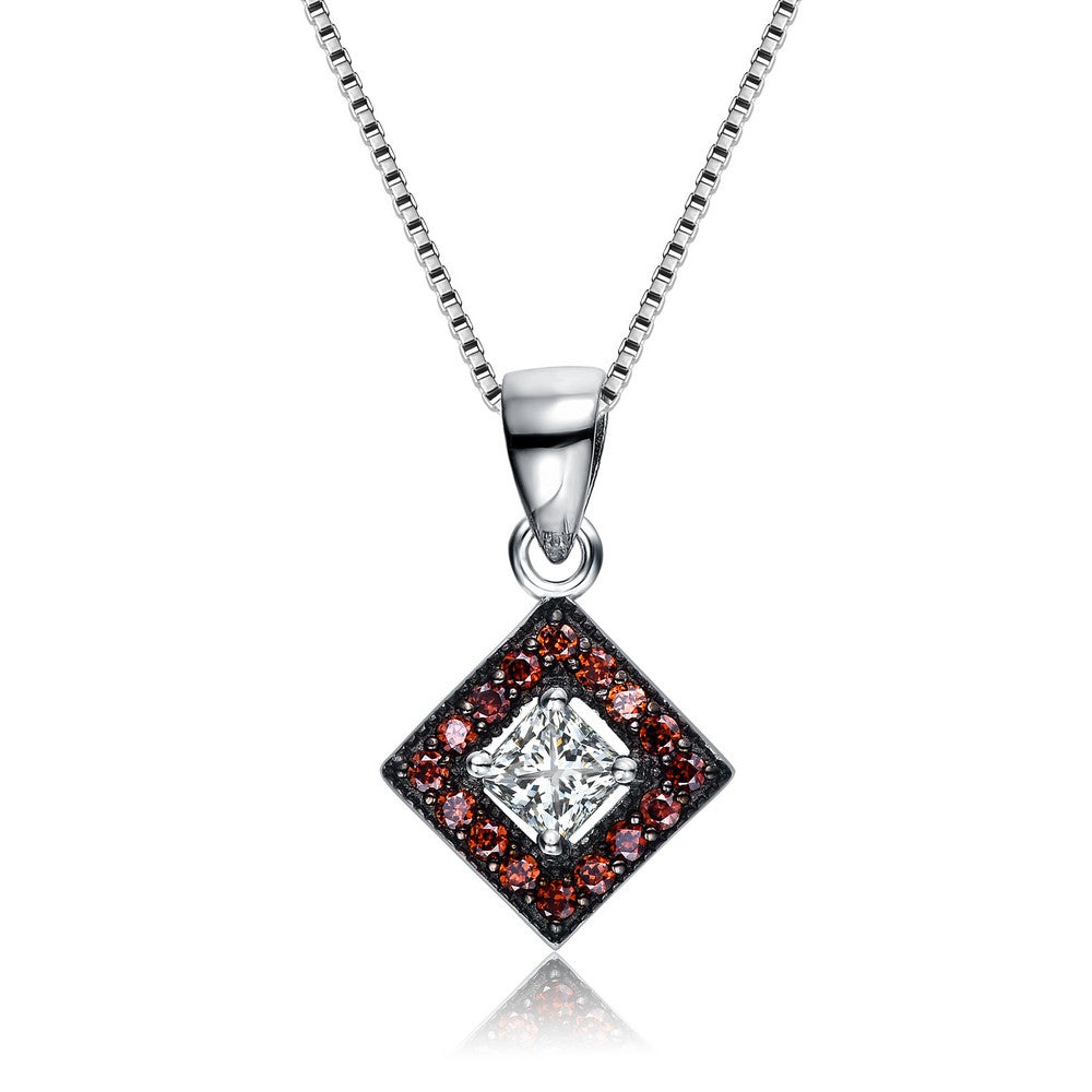 Raquelle Silver Smokey Pendant