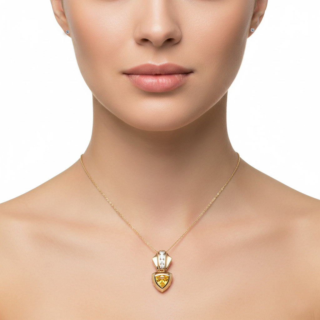 Sophie Lemon Gold Plated Pendant