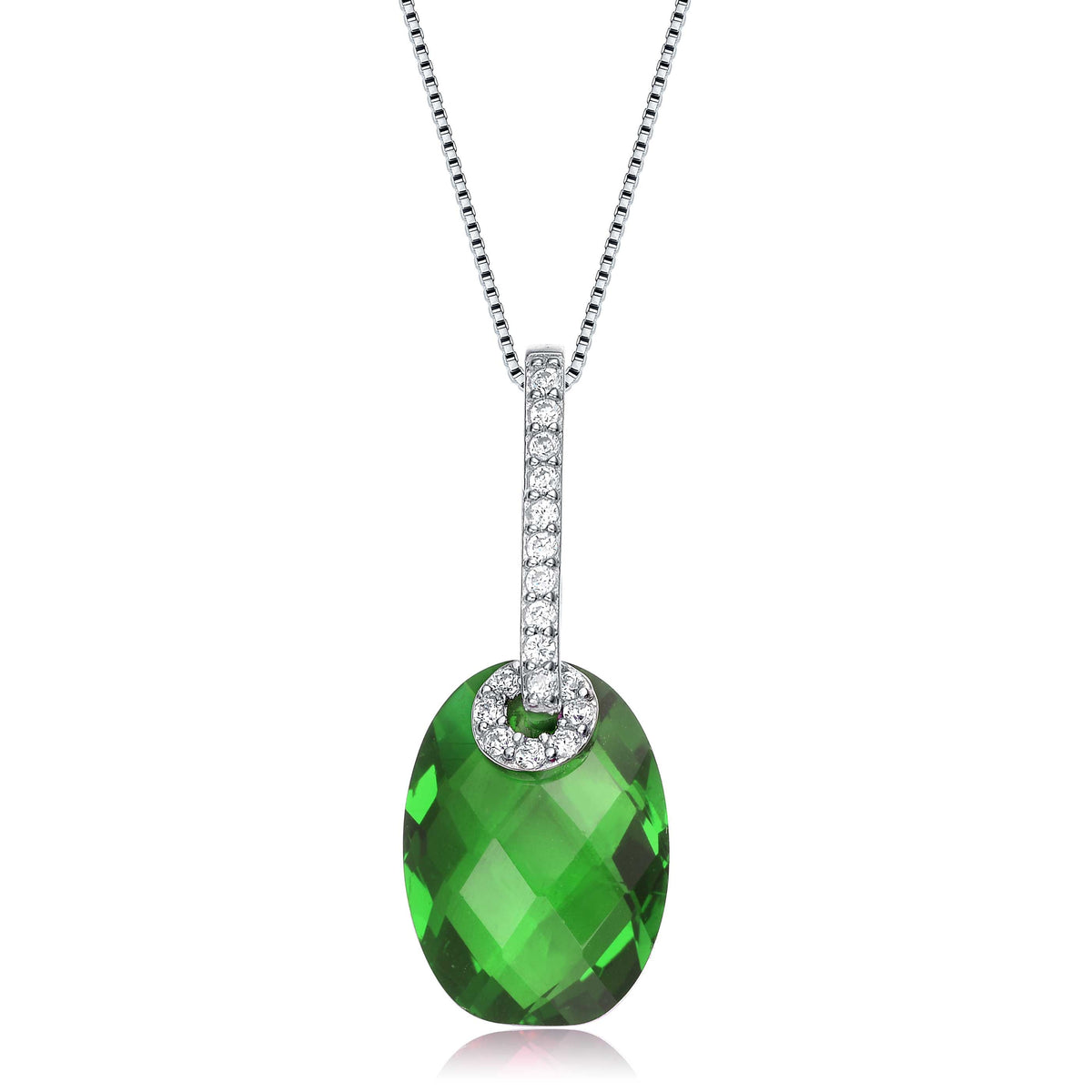 Elaine Bar Bead Pendentif Necklace