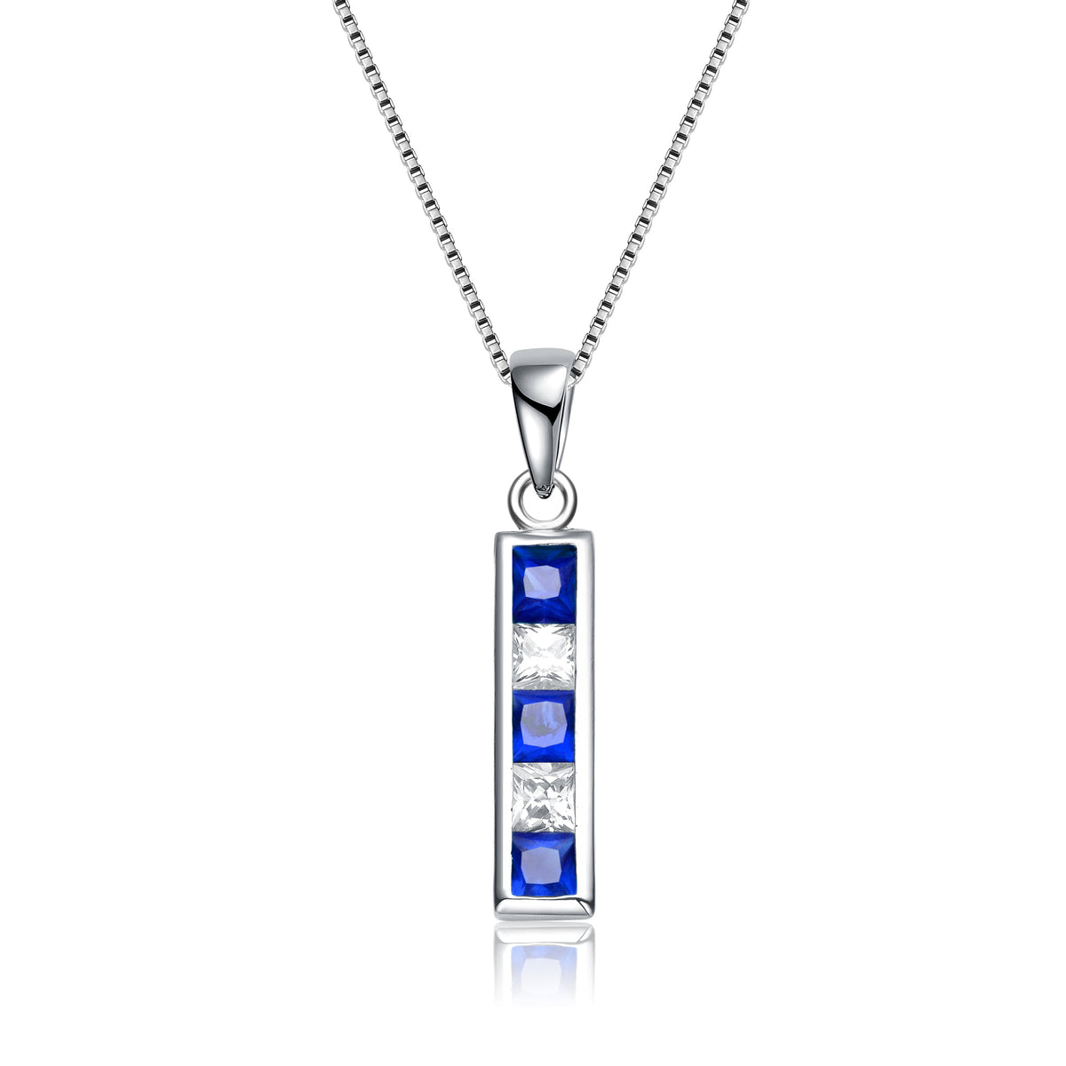 Monique Minimalist Classic Linear Rectangle Necklace