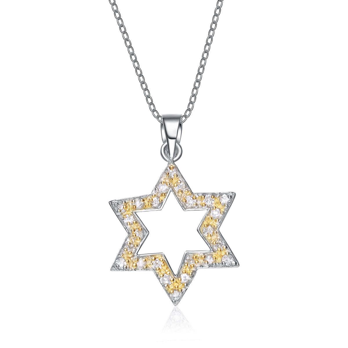 Elaine Statement Open Star Necklace