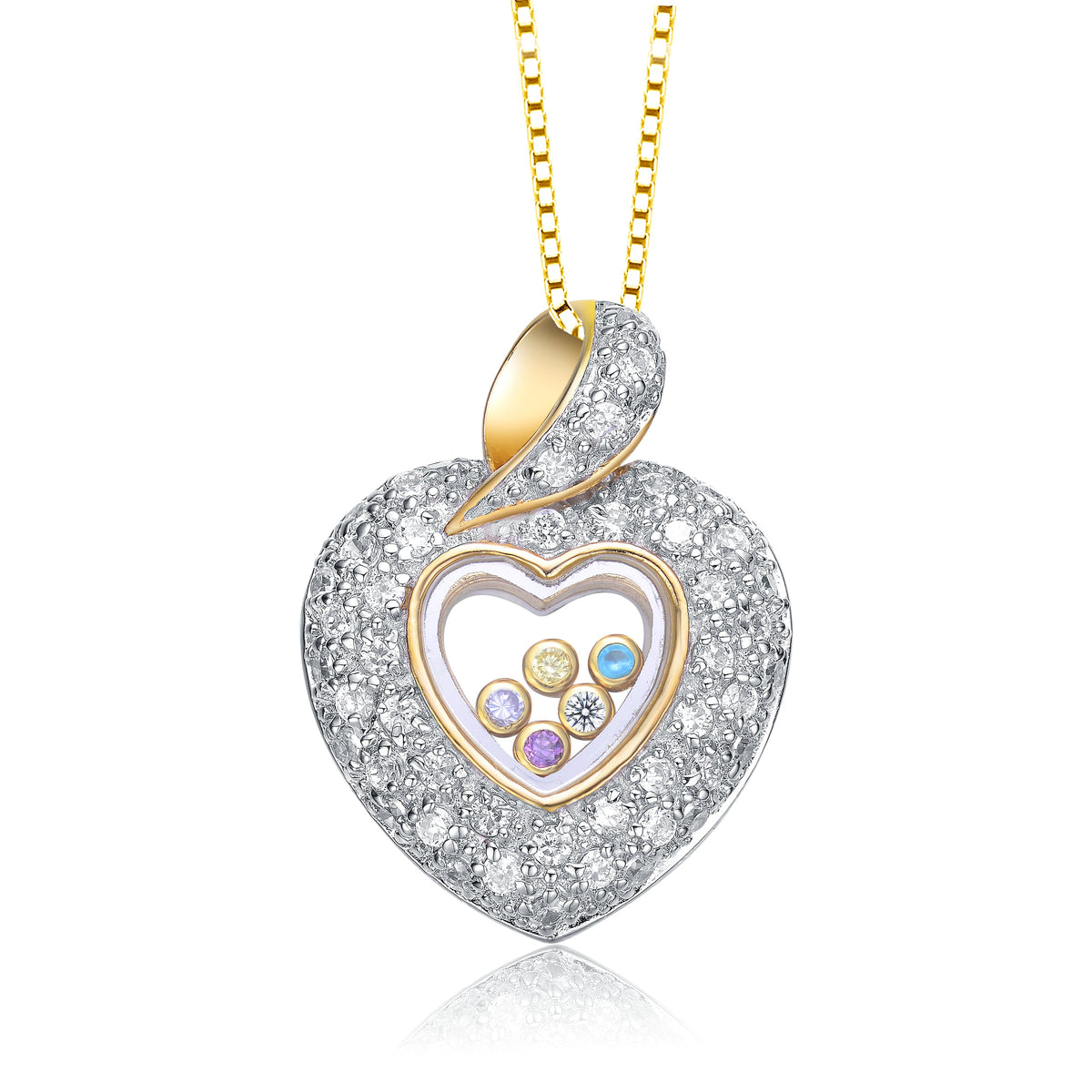 Henriette Elaborate Heart Necklace