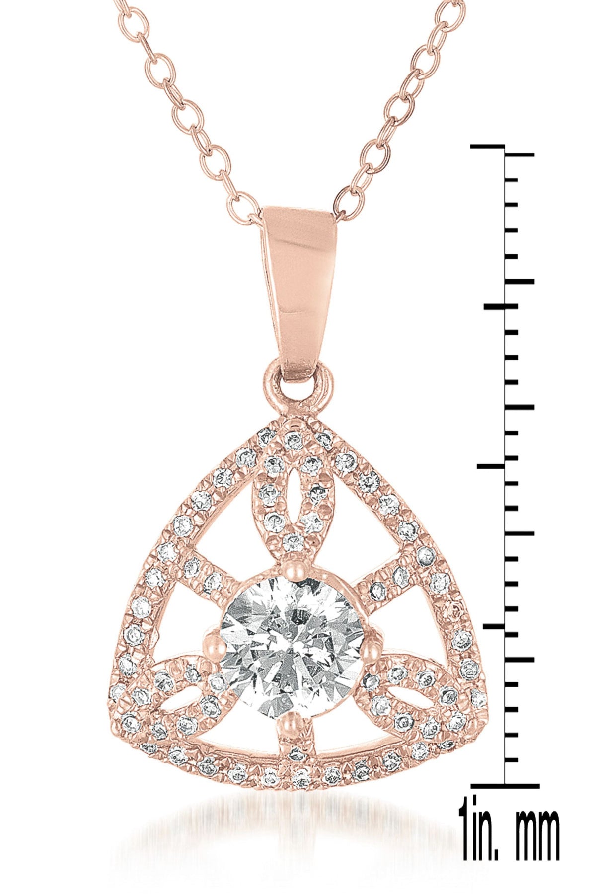 Adele Pavé Pink Halo Pendentif Necklace