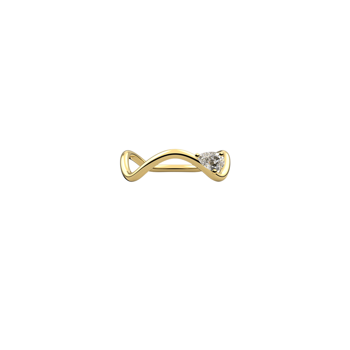 PETITE COMETE STELLA DIAMOND RING