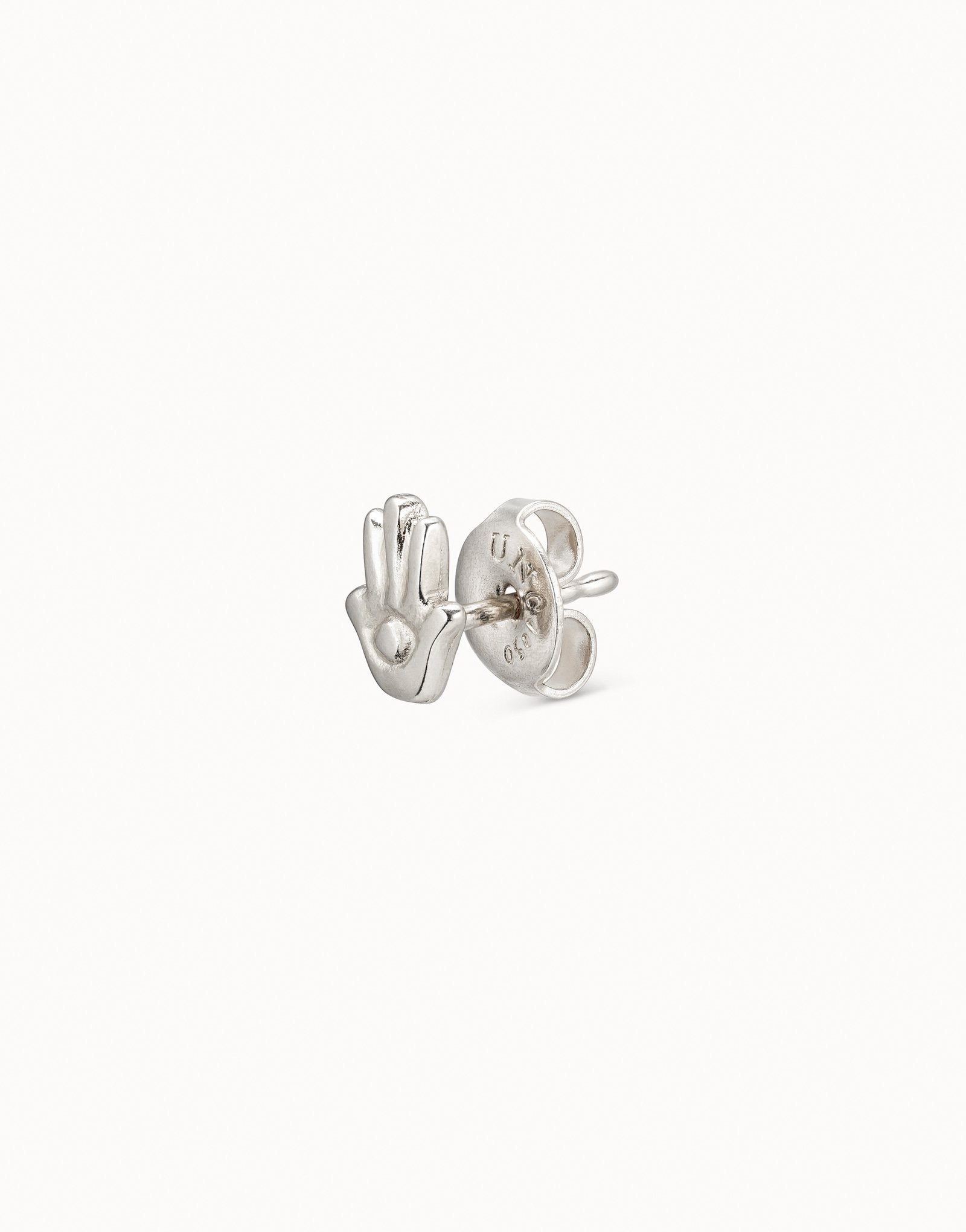 Hamsa Single Stud Earring