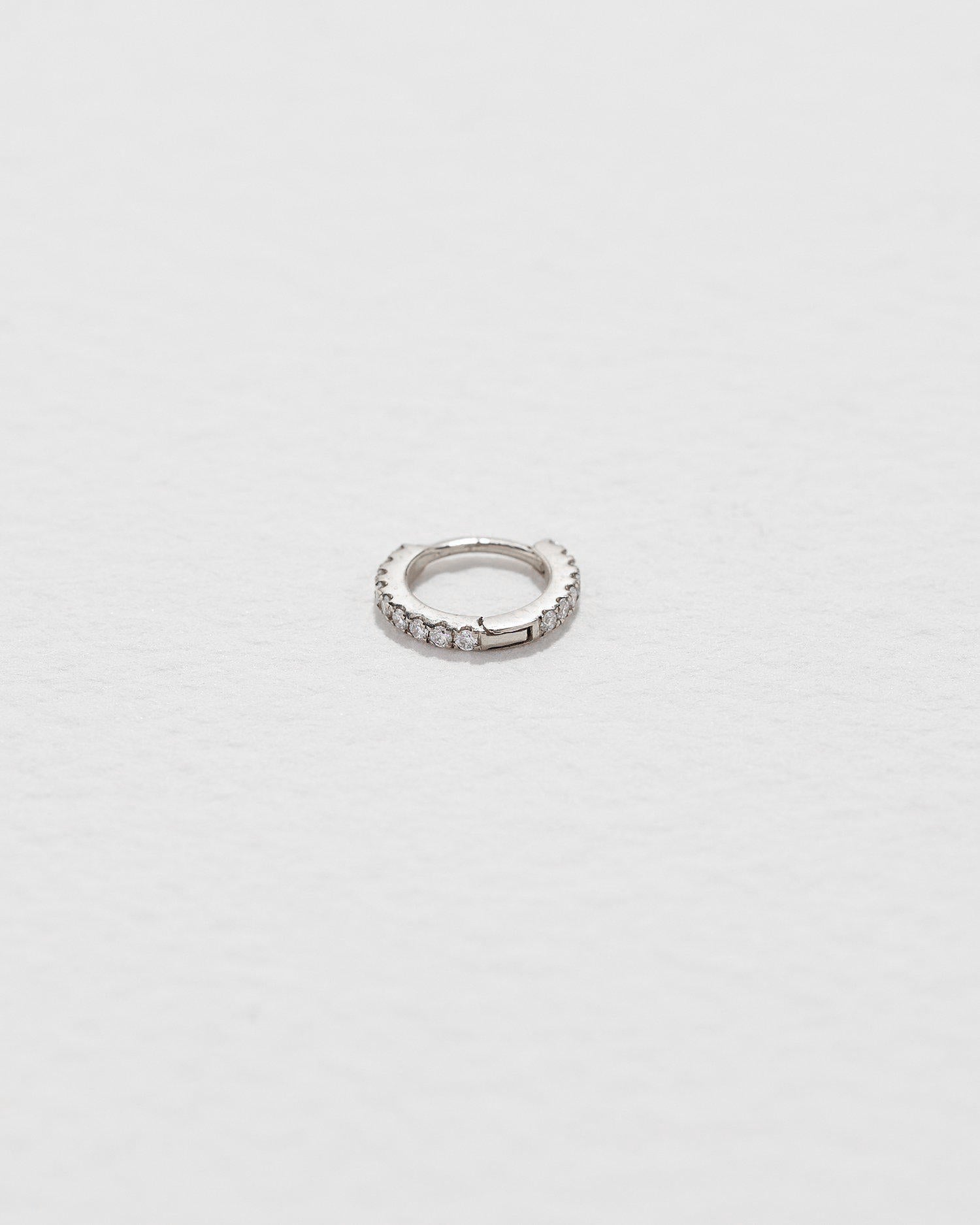 Tiny Full Pavé Huggie