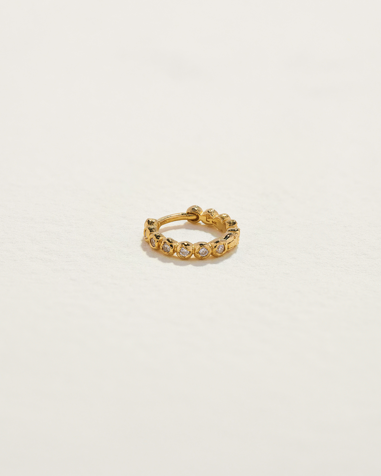 8mm Molten Eternity Huggie