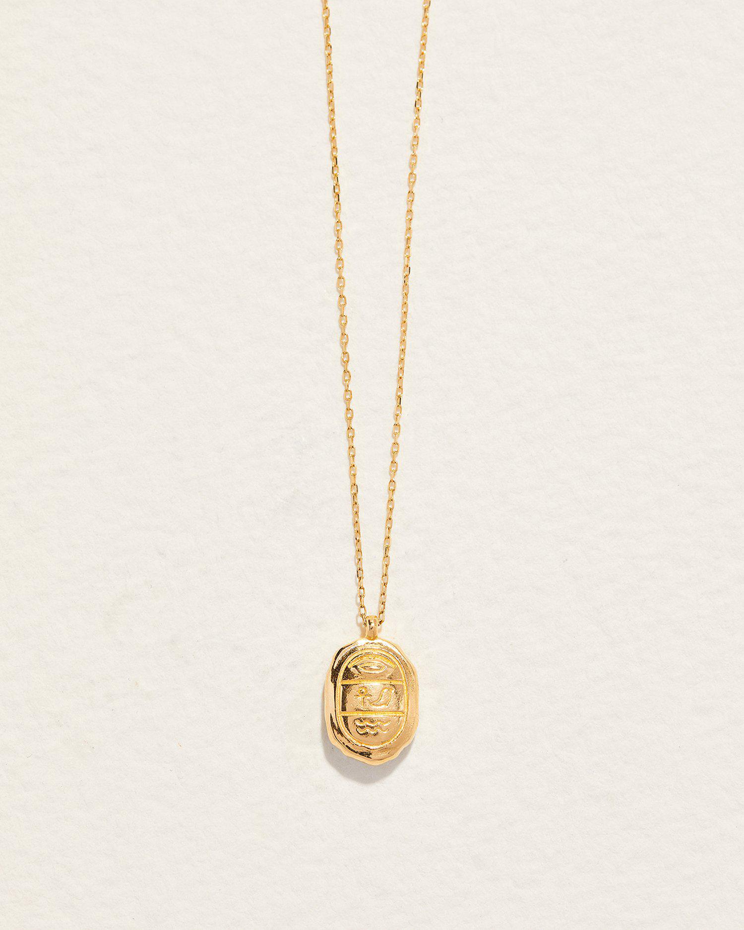 Inlay Scarab Pendant