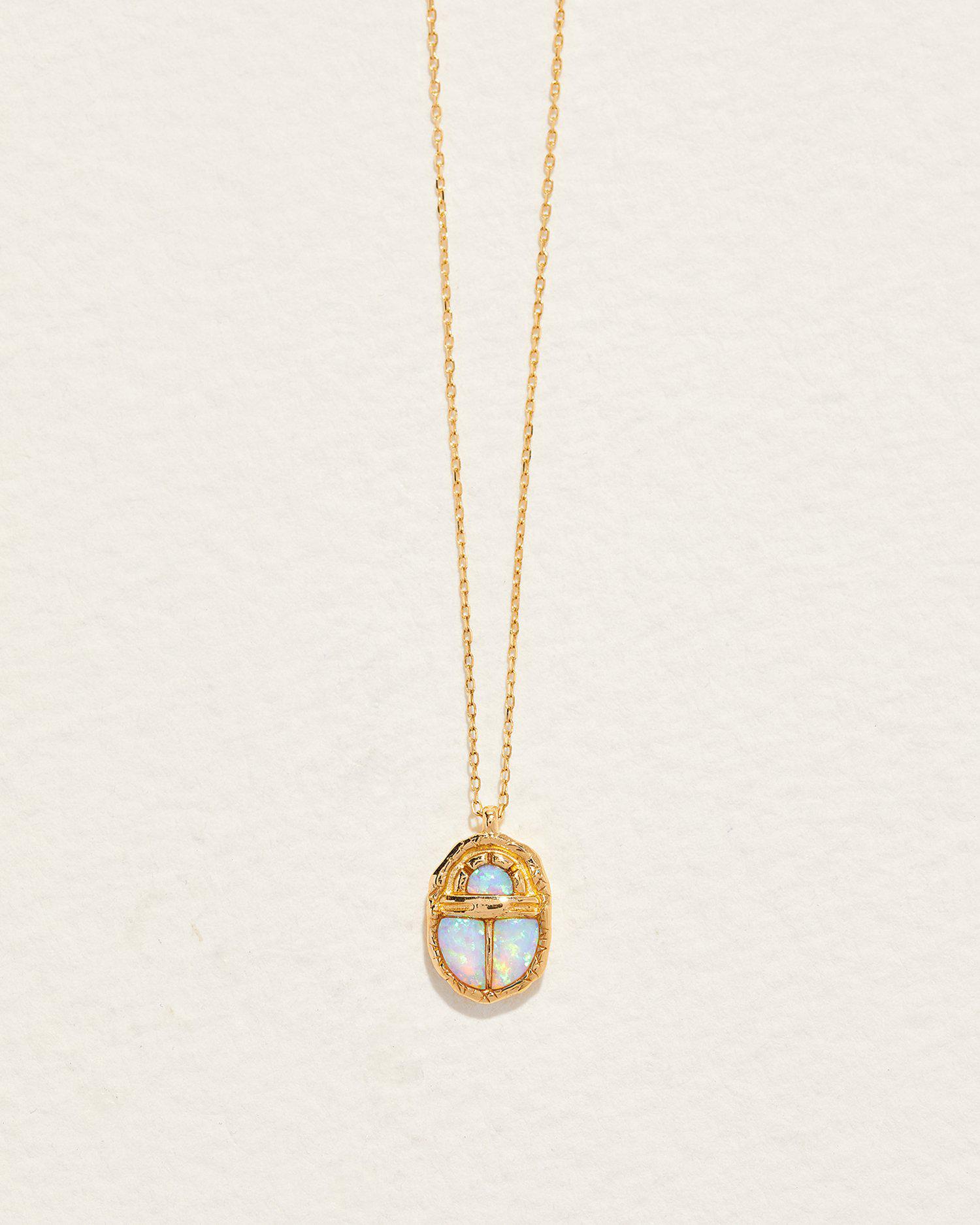 Inlay Scarab Pendant