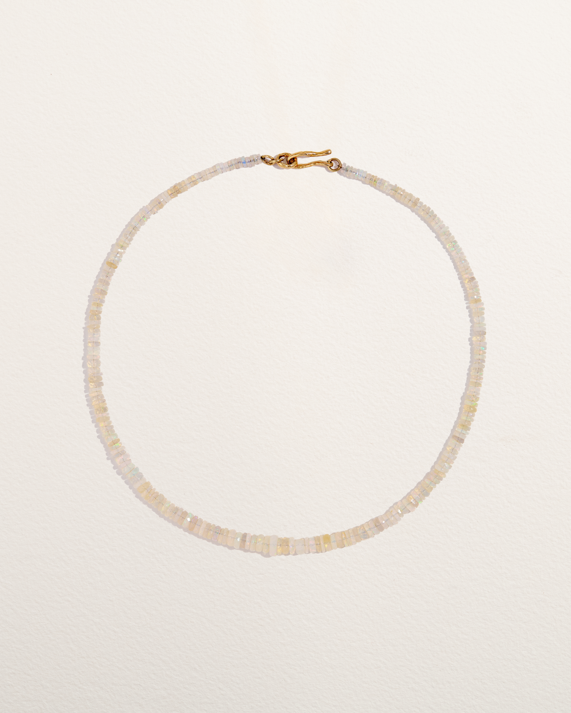 Opal Rondelle Chain